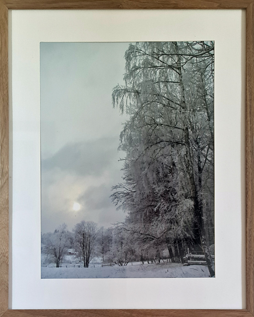 Sture Elmäng – ”Frostmorgon vid Sjöbäcken”